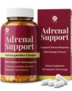 100% Natural Shoden Ashwagandha 复合体补充 - 超高可能性 35:1 睡眠和能源支持集中根提取 - Vegan, Non-GMO - 60 Ashwagandha Capsules