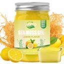 ACEYO(12 OZ) 爱尔兰海 Moss Gel 有机 Raw Vegan Lemon Flavor 102 维生素和矿物野生收获 非GMO Immune Defense Booster 甲状腺素消化支持