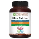 纯营养超钙1000mg配有VIT D3 + K2 → 120 Tab → 高可吸收性钙辅料配有Citate Malate钙,VIT D3,K2,Moringa Oleifera,镁和锌.