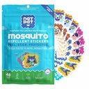 NATPAT Paz Patch Mosquito Patcher for Kids - 植物原料,非毒药 - 原生全天然Citronella 基本油虫补丁,DEET免费,给托德勒斯,Kids (60 Pack)