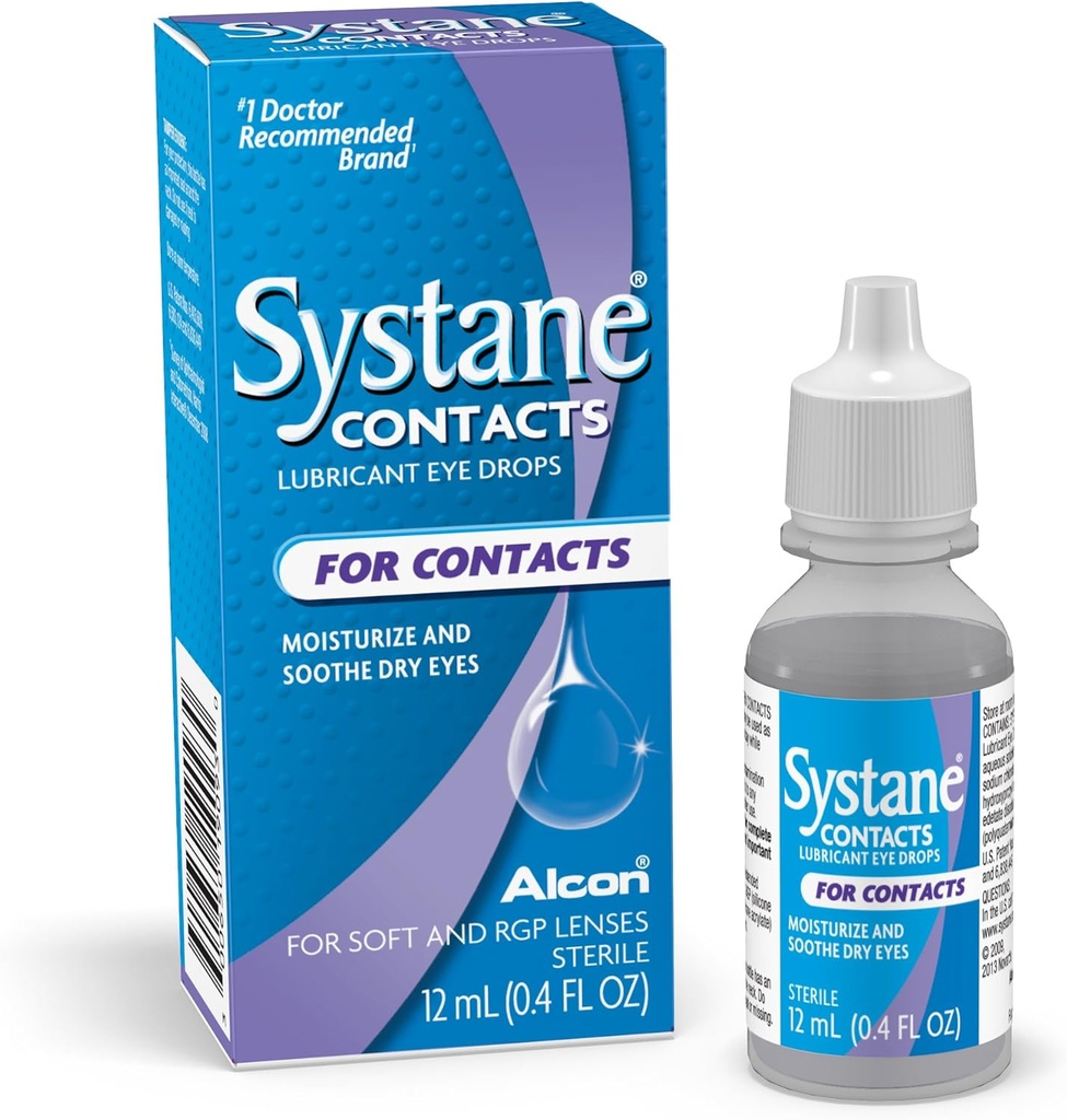 Systane 联系人 舒畅 滴水-0.405 oz, 12mL