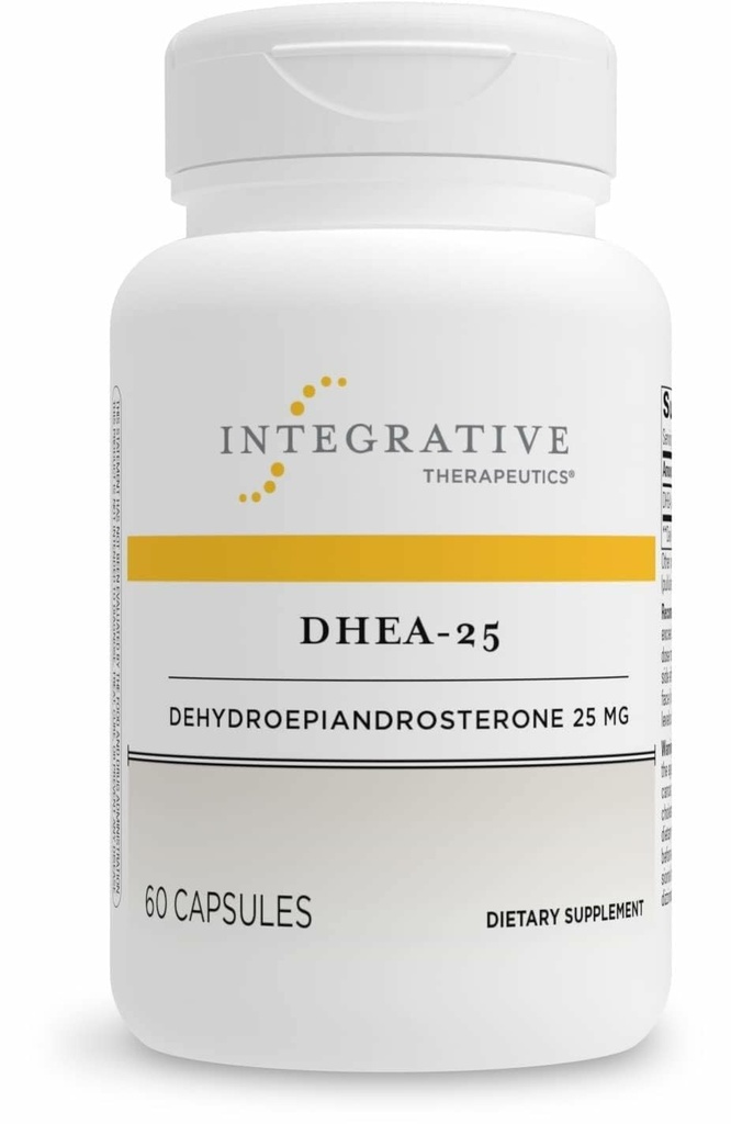 综合治疗 DHEA-25 -- -- 男女支助补充 -- -- 支助 -- -- Vegan、Gluten-Free & 奶制品 -- -- 60 Capsules(60名服务员)