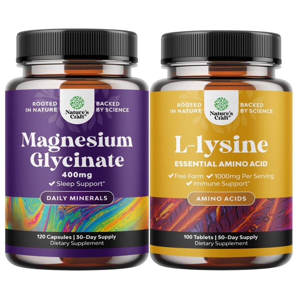 女性和男性的甘油胶囊,用于防腐、放松和L-lysine 基本氨基酸,用于眼科健康护理