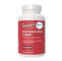 Sanar Naturals Red Yeast Rice, CoQ10 补编 - 支持健康的心脏功能,能源,和 Stamina - 非GMO, Gluten Free, Vegan, 120 Capsules