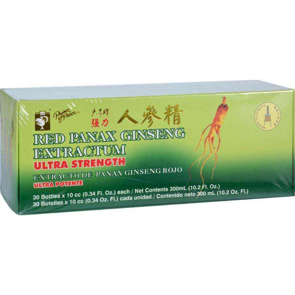 和平王子Red Panax Ginseng 提取超强力 - 30 Vials