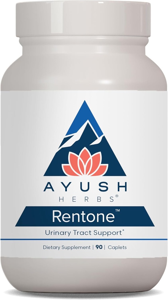 Ayush Herbs Rentone - 配有 Cranberry 的肾脏支持补编, 女性和男性的肾脏清洁药丸, Urinary Health & Bladder 函数 - 90 蔬菜 Capsules (1 Counter)