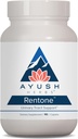 Ayush Herbs Rentone - 配有 Cranberry 的肾脏支持补编, 女性和男性的肾脏清洁药丸, Urinary Health & Bladder 函数 - 90 蔬菜 Capsules (1 Counter)
