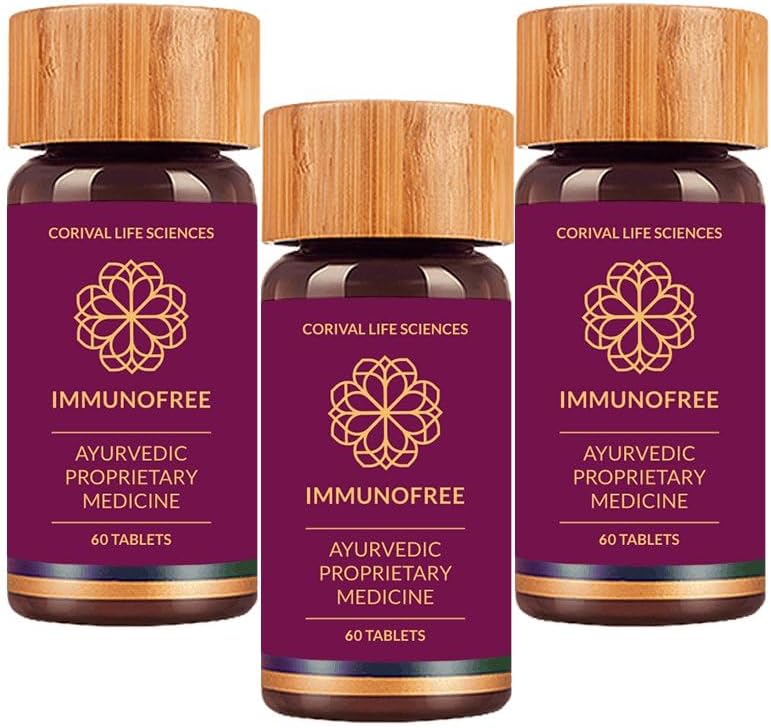 Biogetica Immunotica 无免疫草药支持补充剂 - Tulsi, Kalmegh, Yashtimadhu & Giloy of Immune Boost - 100% Vegan - 60 片 - Pack of 3