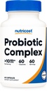 60 Capsules - Acidophilus Plus 9 其他 Probiotics, Non-GMO, Gluten 免费补充剂