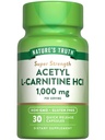 (原始内容存档于2019-09-21). Nature's Truth Acetyl L-Carnitine 1000mg + 30 Capsules + 30 Capsules + 超强 + 非GMO & Gluten Free ALCAR 补编