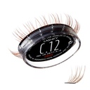 Lashify Curl 12mm Gossamer 眼线扩展重填, 姜色, DIY False Lashes 用于自然外观