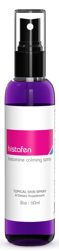 Histafen Antihistamine Extra Strich Itch Relief Spray - 低二胺Oxidase Dao Enzeme Mast Cell 激活综合征Eczema Hives的成人和孩子的抗痒喷洒