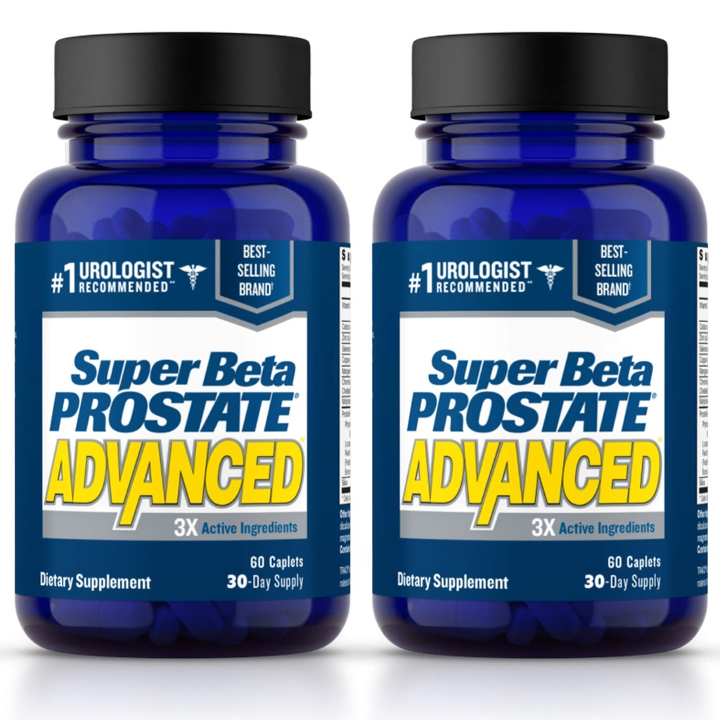 SUPERBETA PROSTARE Advance – 促进睡眠,支持Bladder空闲. 使用Beta Sitosterol,而不是Saw Palmetto来补充男性健康前列腺支持. (120卡,2-Pack)