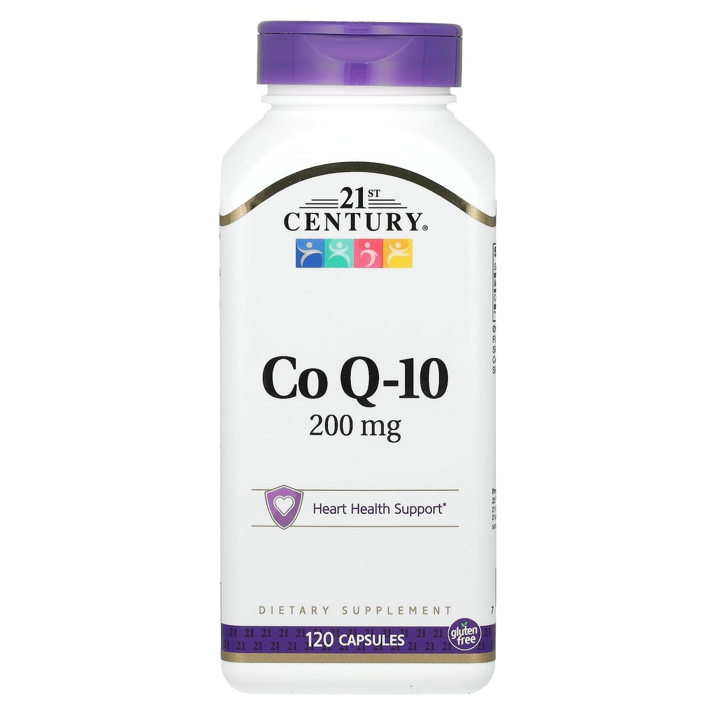 21世纪 Co Q10 200 mg Capsules, 120 Count (27435)
