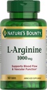 支持血液流动和血管功能的自然财富L-Arginine 1000mg — — 非GMO, Gluten Free, 50块牌匾