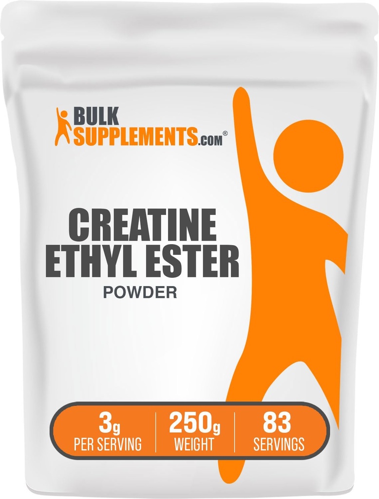 Bulk Assupports.com Creatine Ethyl Ester HCl Powder - Creatine Assuppose, Creatine Ethyl Ester Powder - Unfavored & Gluten Free, 3g per service, 250g (8.8 oz) (Pack of 1) (中文(简体) ).