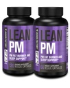 Jacked Factory Lean PM Night Time Fat Burner,"睡眠援助补充剂", & Appetite Spressant for Men and Women - 180 无兴奋剂蔬菜减肥药