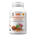 AndreW Lessman Turmeric 400mg - 60 Capsules - 95% Crucuminoids 用作磷脂复合物,用于优化惠益和吸收,高潜力标准化提取,小容易吞咽 Capsules