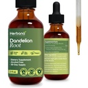 Dandelion Root 4 fl oz 液体提取 - 天然草药补充剂,用于清洁、消化功能和豁免 - Organical Taraxacum officinale - 家庭规模 - 高概率滴水 - 90天供应