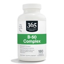 365 由全食品市场,维生素B-50 Complex, Vegan, 180 Capsules公司制作