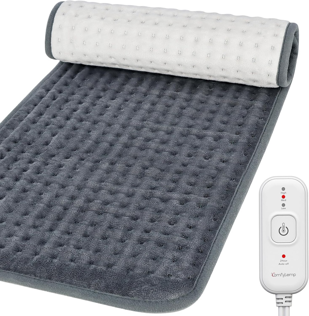 (原始内容存档于2018-09-29) (英语). Compytemp Heating Pad for Back Pain & Cramps Relief, FSA Elected Elected Electric Lige Heat Pad, 2H Auto Off, Christmas Gifts for Men Mom Dad, HSA Moist Neck Shelder Heated Pad, 12"x24" (英语).