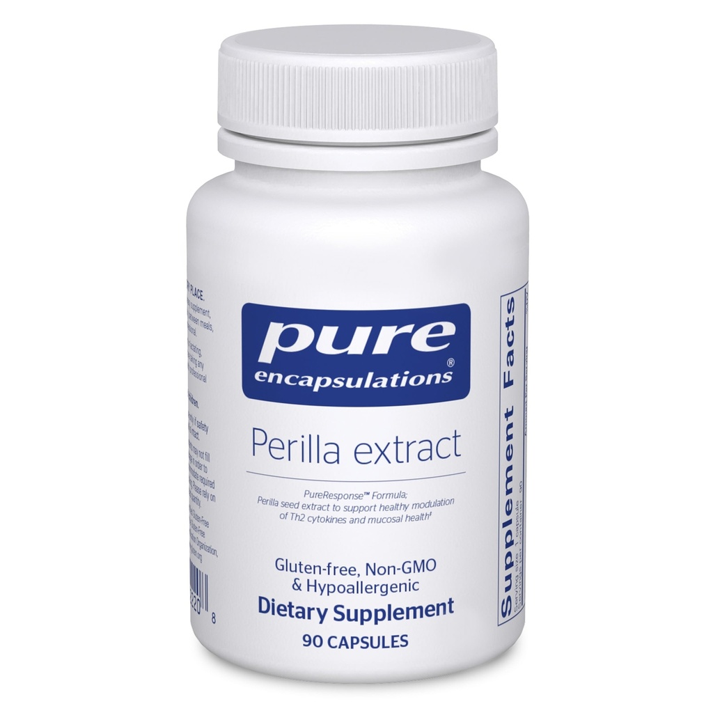 纯封装 Perilla 提取 支持 Th2 Cytokines 和 Mucosal 健康的健康模版 * | 90 Capsules