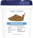 Smart & Simple MSM Pelles QQ 帮助管理压力的效应 QQ 马的辅助辅助助力 细胞和组织强化 56 服务 QQ 2.4 lb Bucket