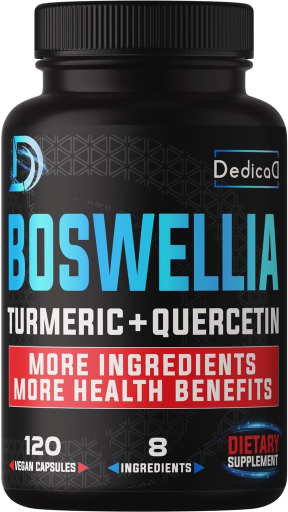 Boswellia Serrata - Bleded Turmeric, Quercetin, Citrus, Ginger, White Willow, Alfalfa - 支持卡蒂拉奇, Immune & 身体健康 - 120 卡普尔