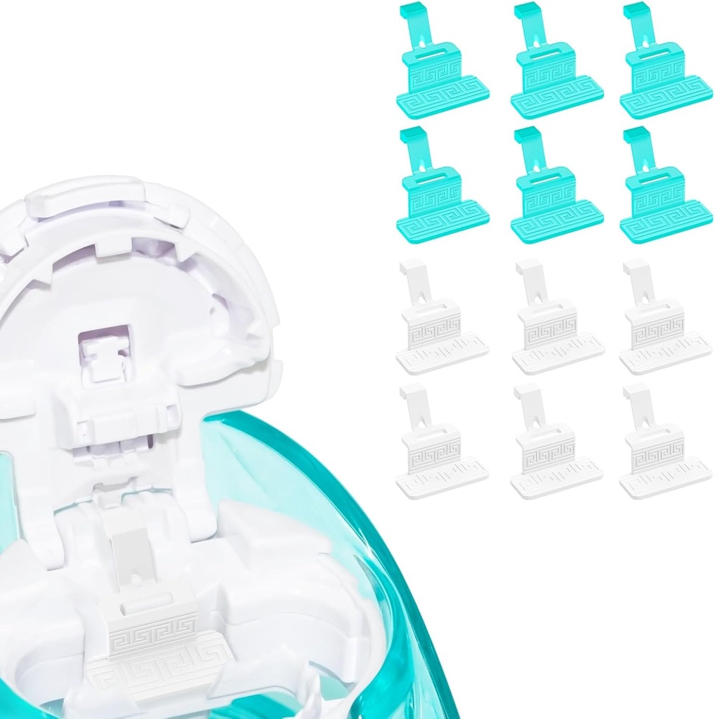 FireAnt Silicone 盐垫再填充与Navalage Nasal Care兼容,可重复使用的 Saline Pods 替代辅助设备,易操作(12 Pack - White 6 + Blue 6)