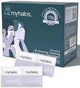 MyHalos® 48 干眼救治水滴眼罩擦拭剂 - 用茶树摩擦和安抚眼罩擦拭剂 - 帮助治疗Blepharitis和计算机视觉综合征,Blepharitis治疗眼罩,清洁剂
