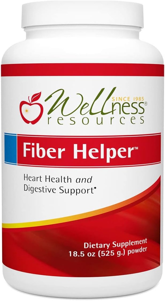 Fiber Helper - 用Oat Beta Glucan、Psyllium和Arabinogalactan溶液和不溶液的超纯纤维粉剂促进消化健康、解毒、心脏健康(525克)