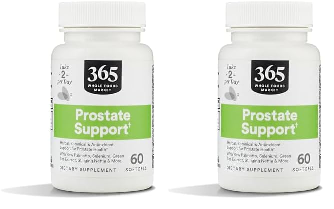 全食品市场,前列腺支持,60 Softgels(Pack of 2)