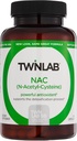 Twinlab N-乙酰-Cysteine(纳克) - 男女抗氧化剂补充剂-600毫克,60卡普尔