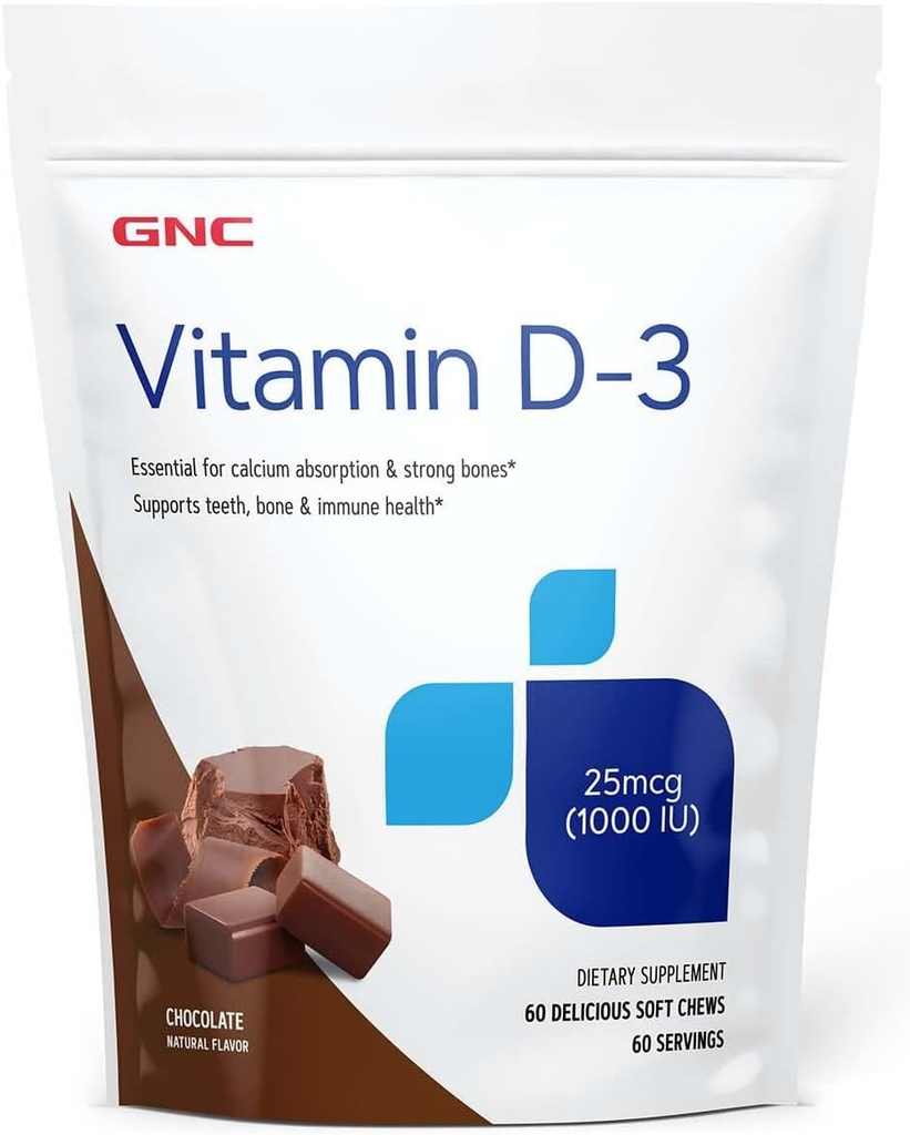 GNC 维生素D-3 软菜 1000IU - 巧克力 ==============================================================================================================================================================================================================================================