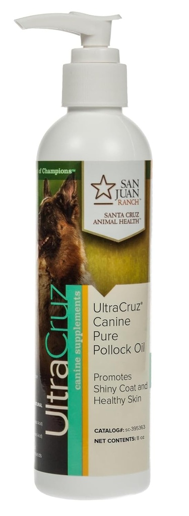 UltraCruz - sc-395363 犬类纯波洛克石油补充品,8 oz