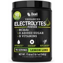 Zeal Naturals Electrolyte Powder Recovery drink (90 services QQ柠檬液) w 0 糖 + BCAAs + B-维生素 电解补充 w 钾 锌和镁 水解 - Keto 电解质