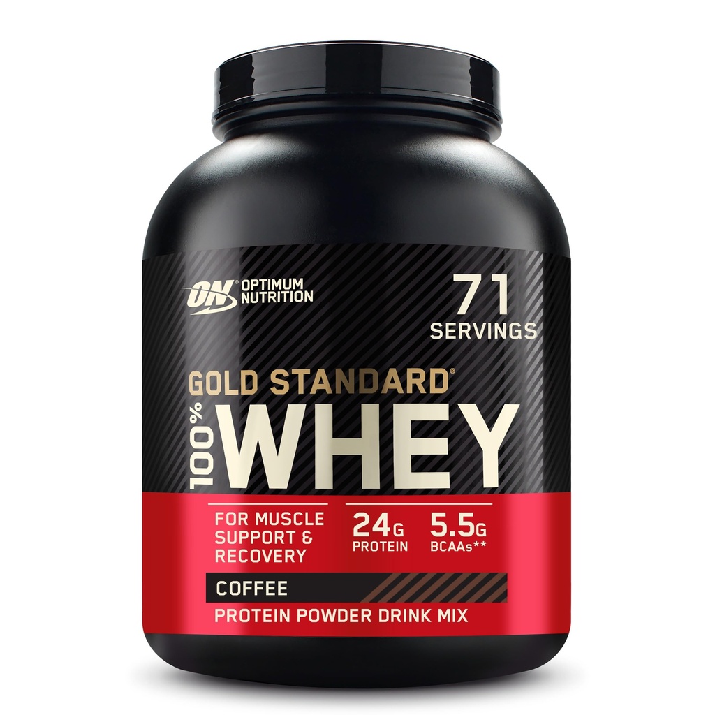 最佳营养金标准 100% Whey蛋白粉,咖啡,5英镑(包装5月Vary)