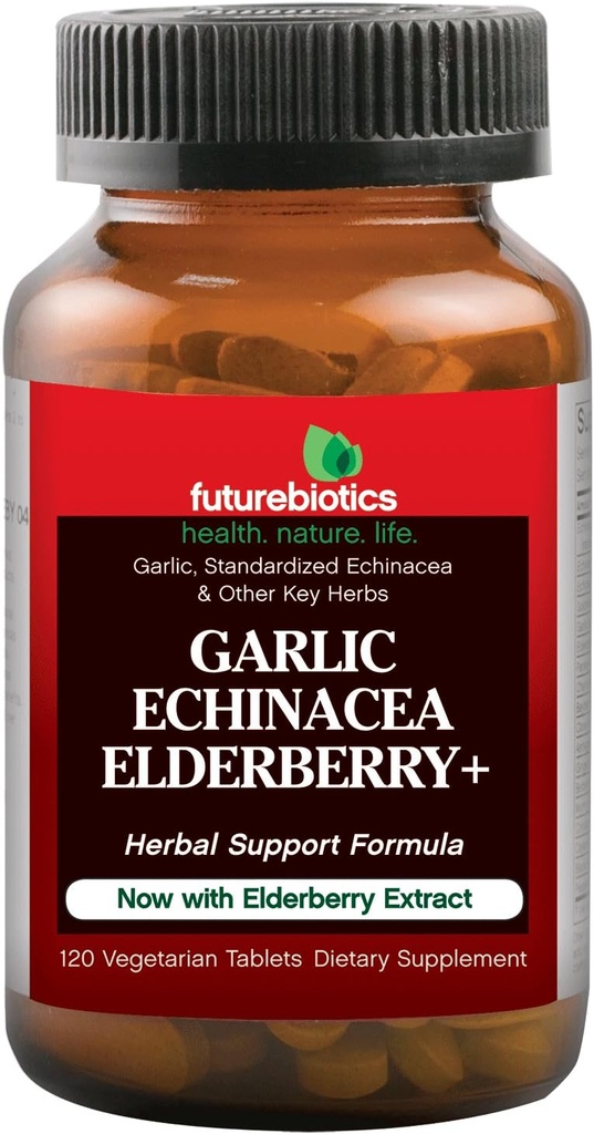 未来生物大蒜 Echinacea 长老莓+ 120 Tabs