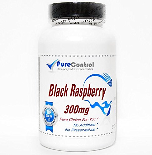 Black Raspberry 300mg // 180 Capsules // 纯 / 纯 / 由纯 控制补充