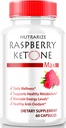 Raspberry Ketone Capsules, 体重损失官方Raspberry Ketone, 全自然 Keto公式解锁身体和健身目标, RaspberryKetone 1200MG 补编, 评论(60 Capsules).