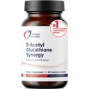 健康S-乙酰Glutathione协同-200mg S-A-GSH与NAC +维生素B6-帮助支持正常解毒的非GMO抗氧化剂补充剂(60 Capsules)的设计.