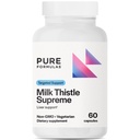 PureFormulas Milk Thetle 最高250 mg – Liver Health & Antioxidant Support – 非GMO 植物卡普尔 – 60 计数