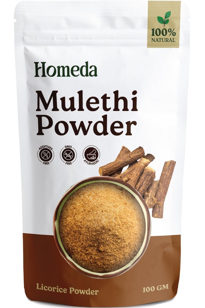 有机脂根粉(3.5 oz - 100g), Mulethi 面粉有机物,纯脂根皮提取物,Regaliz Raiz Organico Dried Liquorice Roots Herb, Extrato De Regalis 0.2 lb