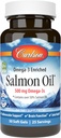 Carlson Salmon Oil, 500mg Omega-3s, 野生捕获挪威鱼油,可持续来源, 50软胶