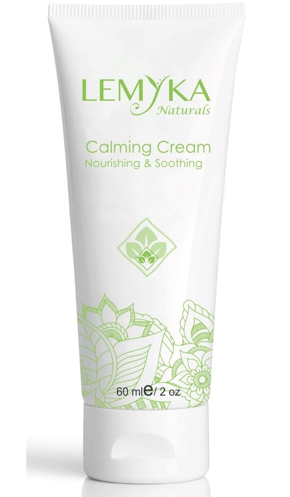LEMYKA 天然Eczema Cream 配有切氨酸酯、叶片性皮肤炎的体痒和红润解药、Psoriasis、蜂窝、有机愈合膏剂、长效润滑剂、无裂解剂、2oz