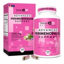 Perimenopause & Menopause 支持女性-多点- 与黑色Cohosh & Red Clover Isoflavones 的共振辅助 – Ashwagandha Adaptori & Herbal Blend – Hormone 平衡支持 – 120 Capsules
