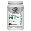 Garden of Life SPORT Whey Protein Powder Chocolate, Premium Grass Fed Whey Protein Isolate plus Probiotics for Immune System Health, 24g Protein, Non GMO, Gluten Free, Cold Processed - 20 Servings