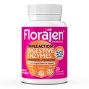 Florajen 消化酶与Probiotics & Prebiotics - Gut健康三联行动公式,Bloating, & Gas Relief - 支持Gluten & Dairy消化酶 - 清洁,非GMO - 30国