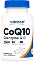 营养成本 CoQ10 100mg, 60 蔬菜卡普尔, 60 服务 - Coenzyme Q10