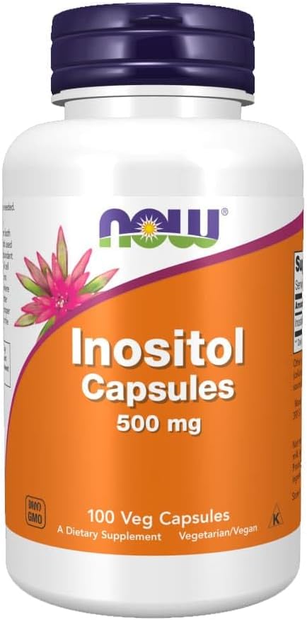 Now Foods - Inositol capules 500 mg 100 Cap (英语).